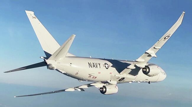 Самолет Boeing P-8 Poseidon ВМС США 