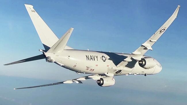 Самолет Boeing P-8 Poseidon ВМС США 