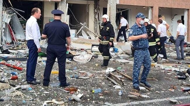 Взрыв газа в гостинице в Геленджике