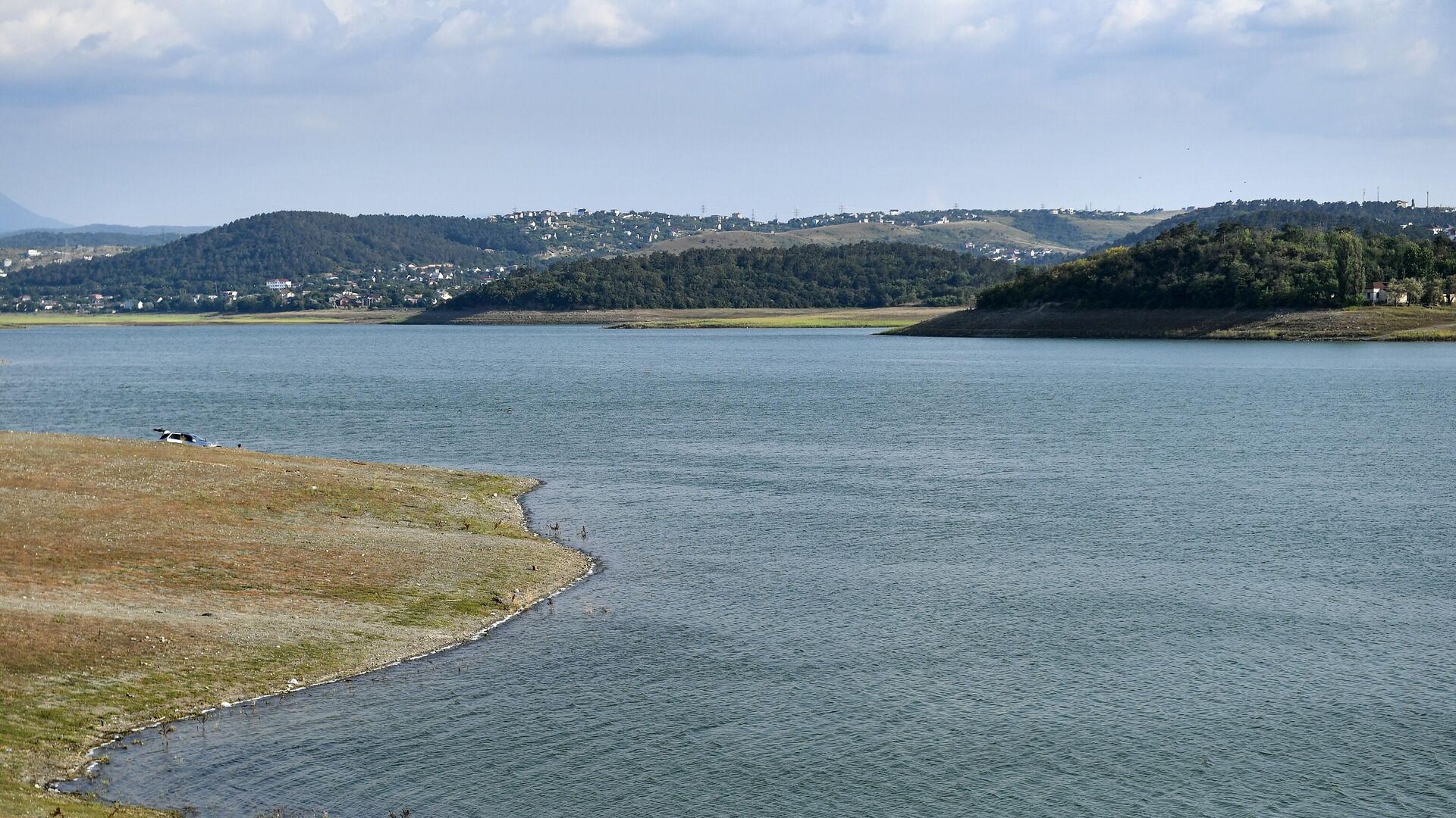 Симферопольское водохранилище, которое питается водами реки Салгир - РИА Новости, 1920, 02.08.2022