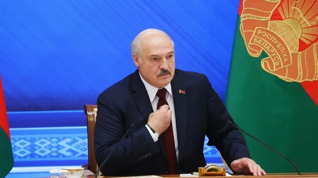 Президент Белоруссии Александр Лукашенко во время встречи Большой разговор с Президентом