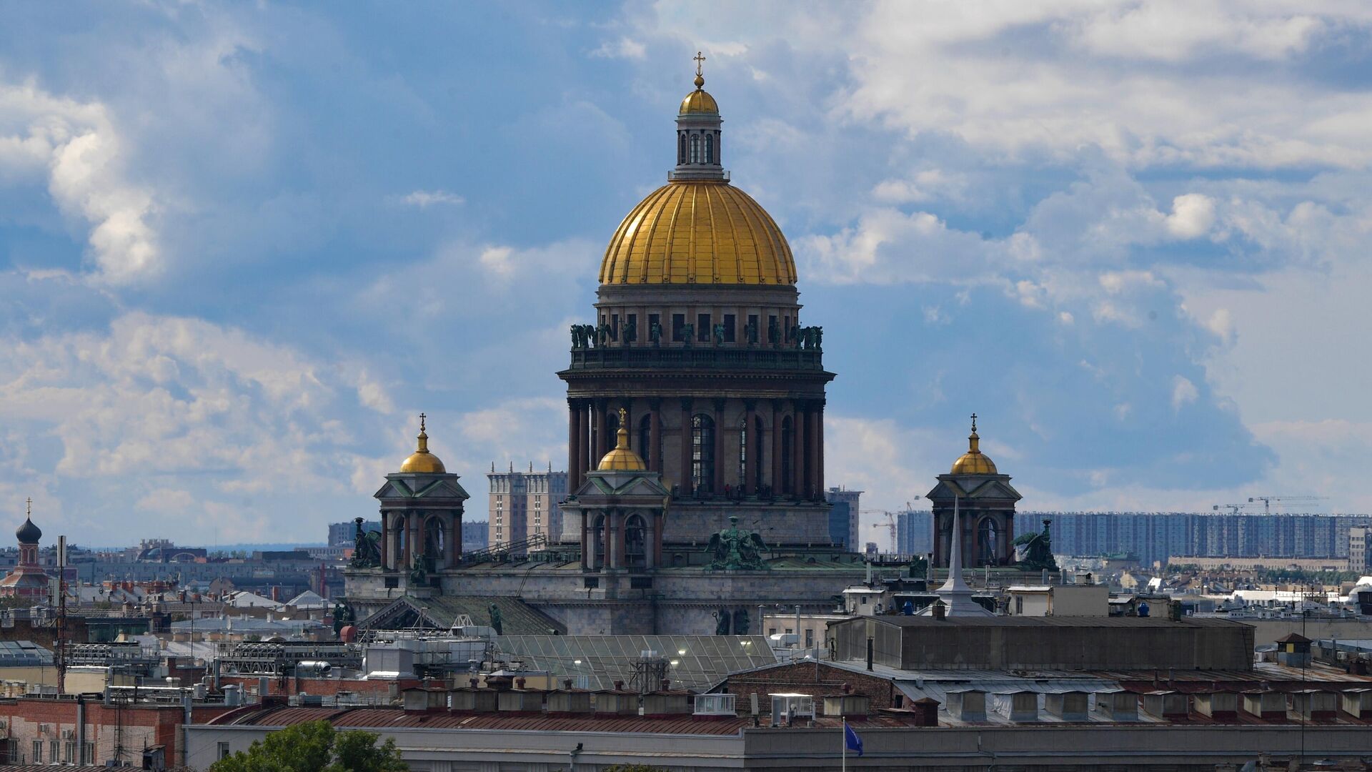 Вид на Исаакиевский собор в Санкт-Петербурге - РИА Новости, 1920, 07.06.2022