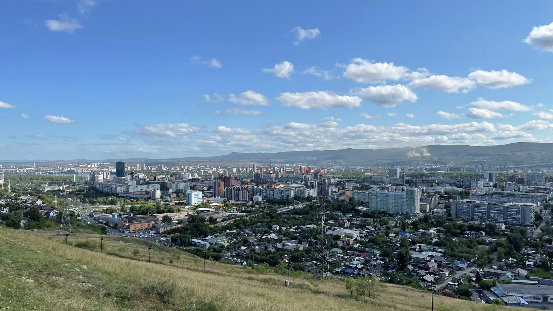 Вид на Красноярск с Караульной горы - РИА Новости, 1920, 23.05.2023