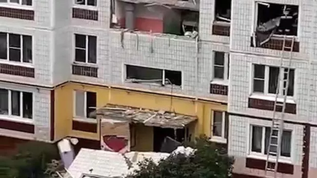 Кадры последствий взрыва газа в жилом доме в Ногинске