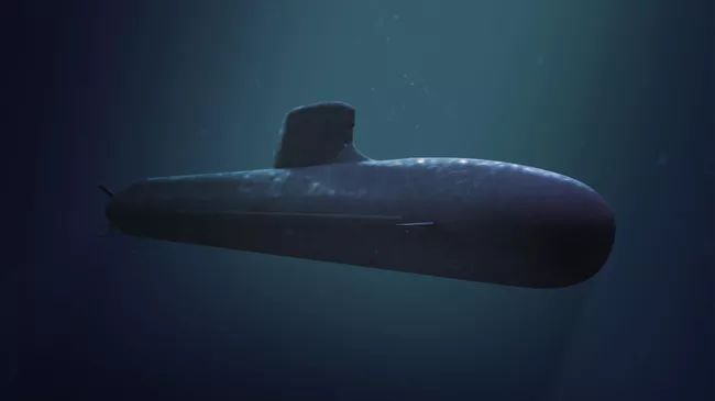 Компьютерная модель подводной лодки для австралийского флота, разработанная французской Naval Group