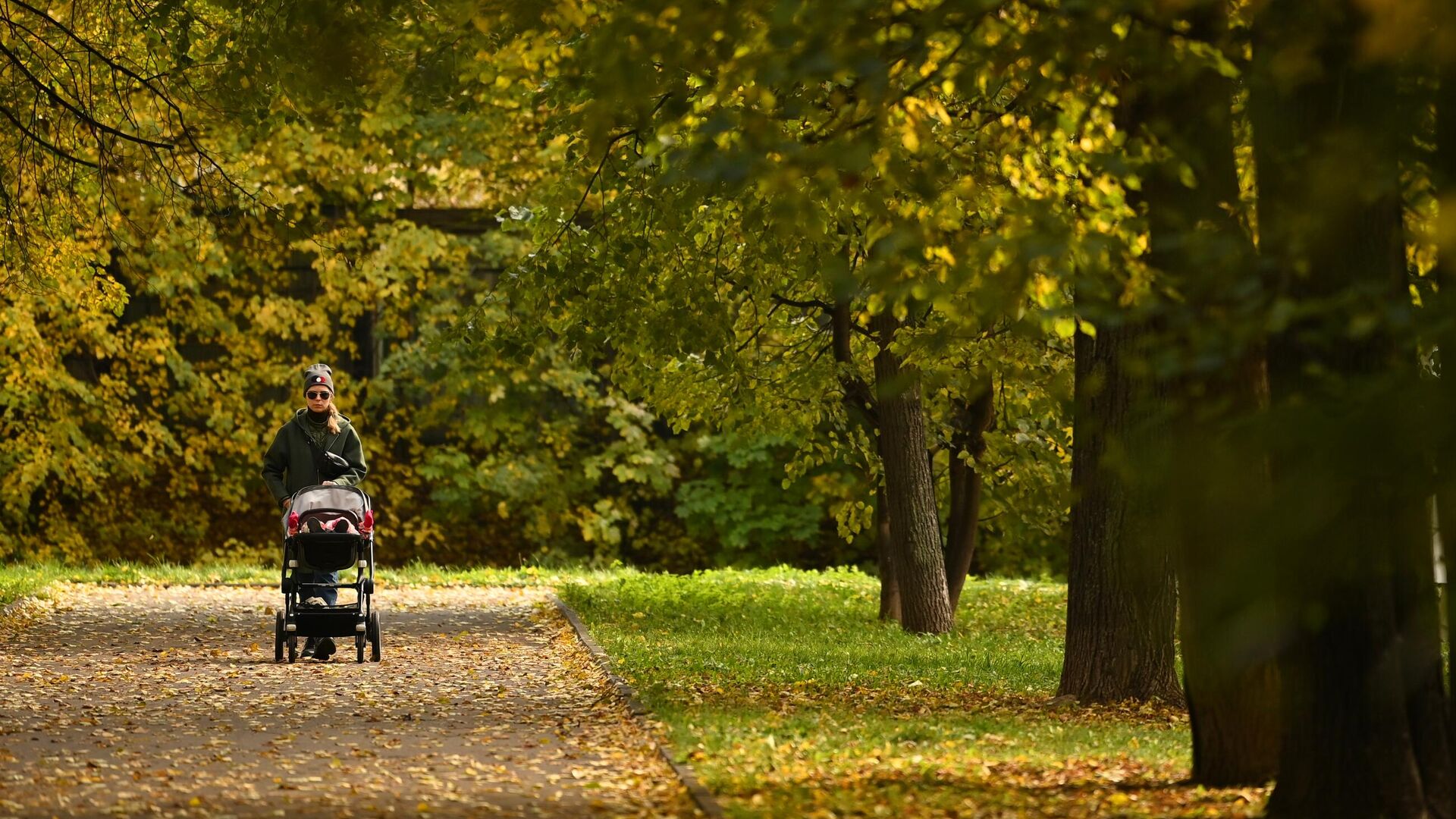 Осень в Москве - РИА Новости, 1920, 03.10.2021