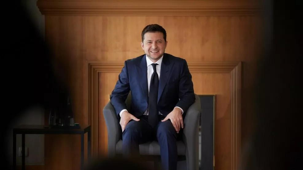 Президент Украины Владимир Зеленский во время пресс-конференции в Львовской области - РИА Новости, 1920, 12.01.2022