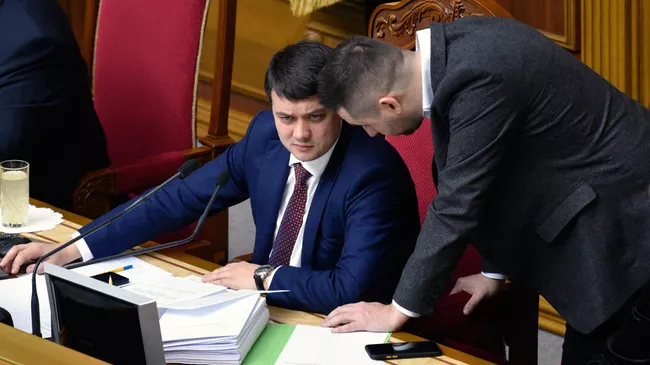 Председатель Верховной рады Дмитрий Разумков