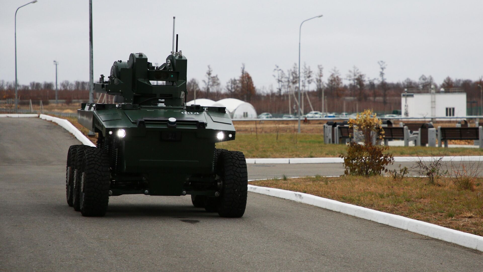 Робот Маркер на территории космодрома Восточный в Амурской области - РИА Новости, 1920, 18.04.2023