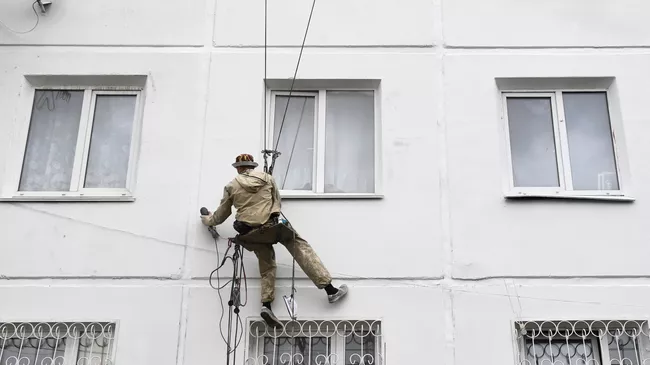 Ремонт фасада дома