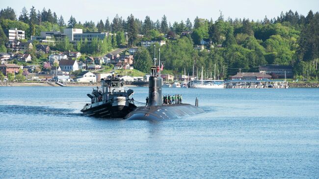 Атомная подводная лодка ВМС США USS Connecticut 