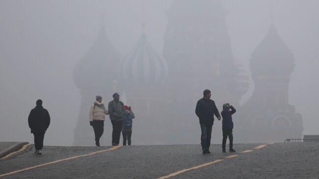 Туман в Москве