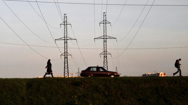 Линии электропередачи на Украине (Архив)