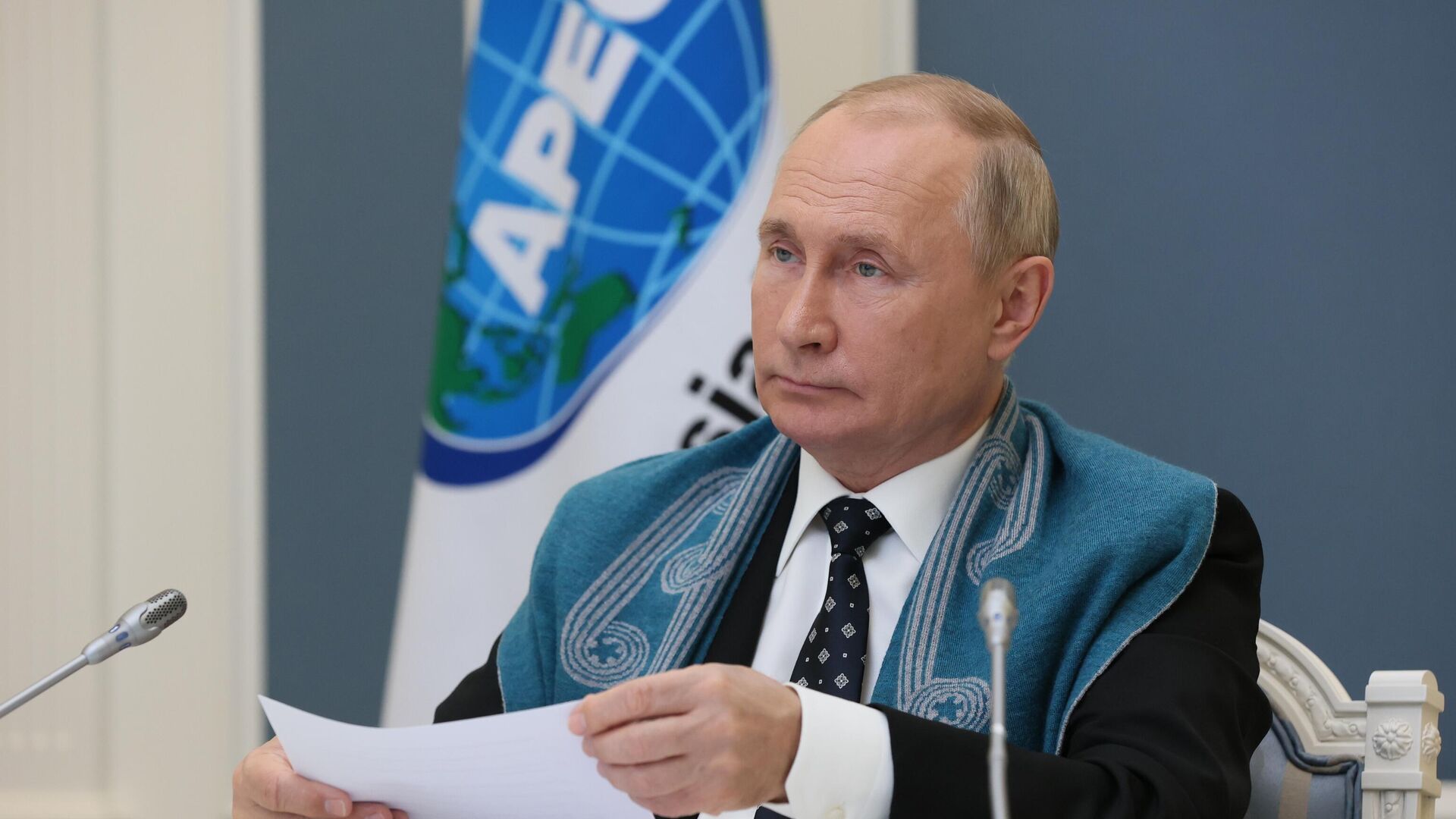 Президент РФ Владимир Путин принимает участие в работе саммита АТЭС. Архив - РИА Новости, 1920, 26.09.2023