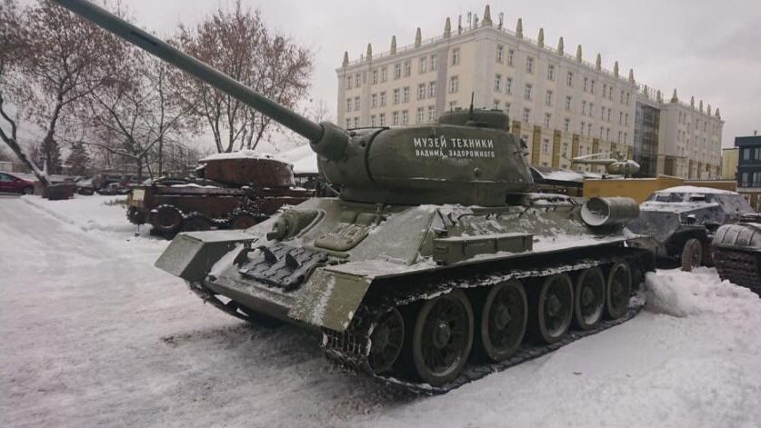 Советский танк Т-34 времен Великой Отечественной войны в музее техники Вадима Задорожного - РИА Новости, 1920, 06.12.2021