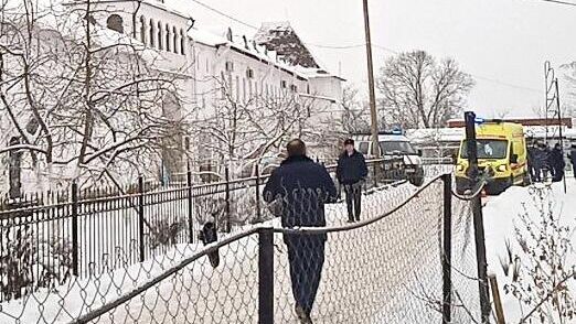 Здание православной гимназии в Серпухове, где произошел взрыв - РИА Новости, 1920, 14.12.2021