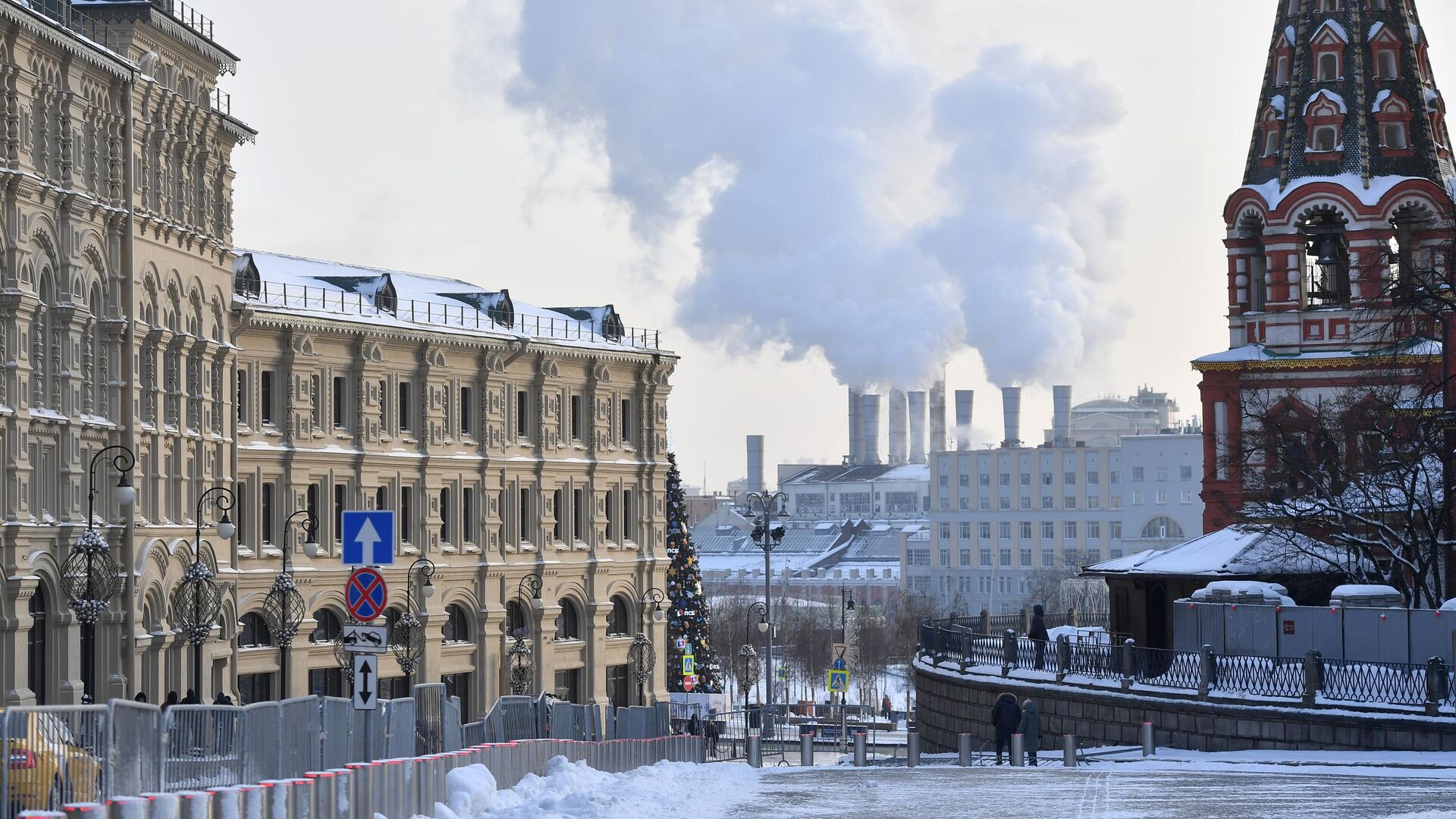 Вид на Замоскворечье с Красной площади в Москве - РИА Новости, 1920, 06.12.2022