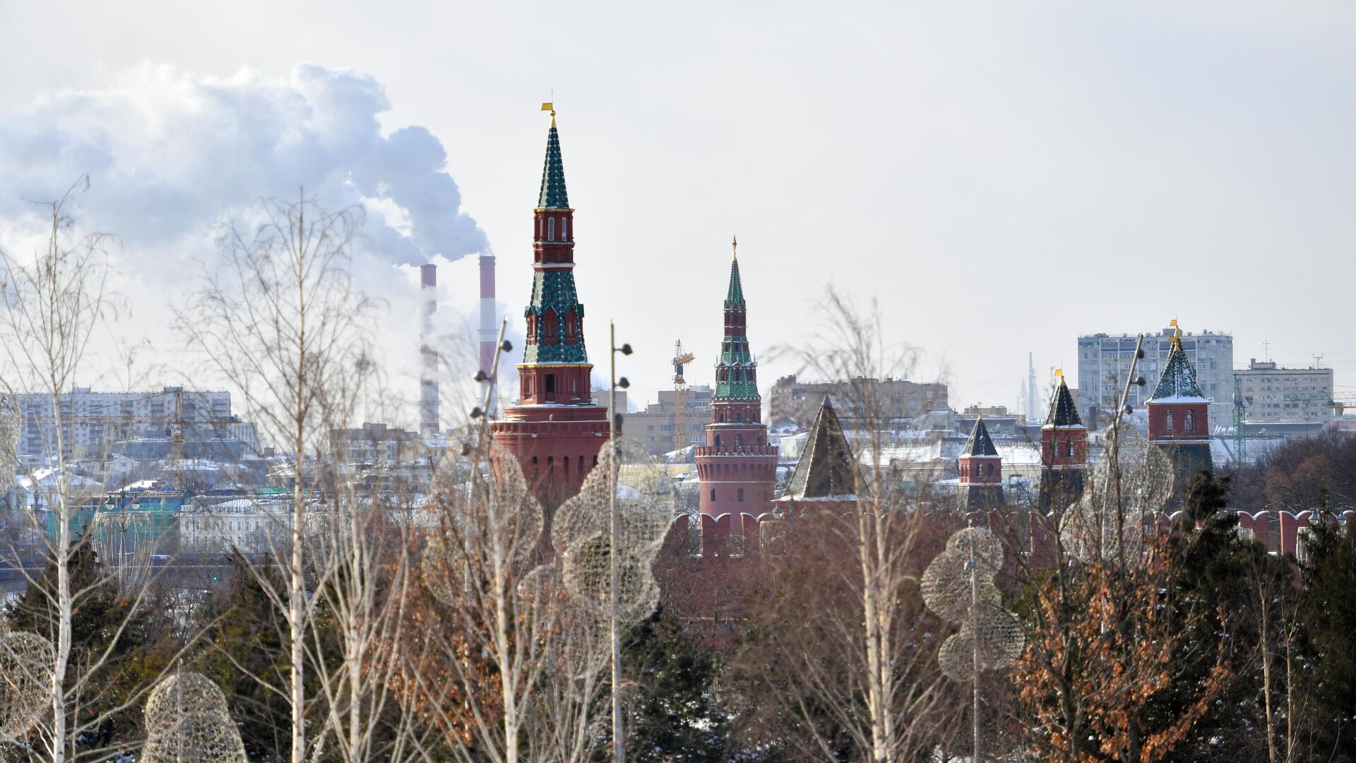 Зима в Москве - РИА Новости, 1920, 27.01.2022