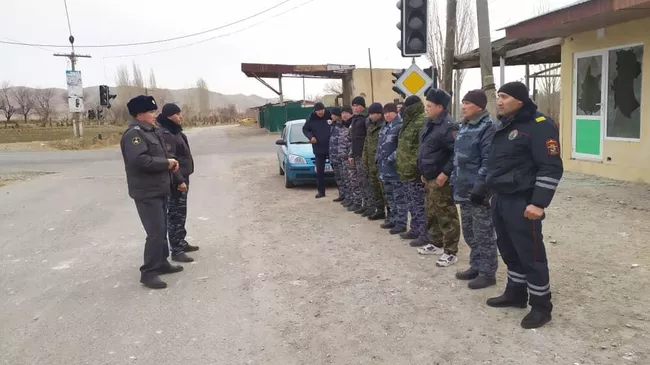 Обстановка на границе Киргизии и Таджикистана