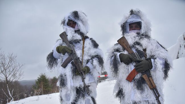 Украинские военнослужащие 