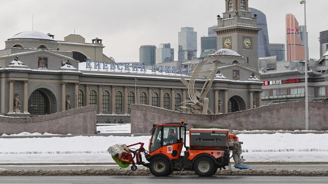 Здание Киевского вокзала в Москве