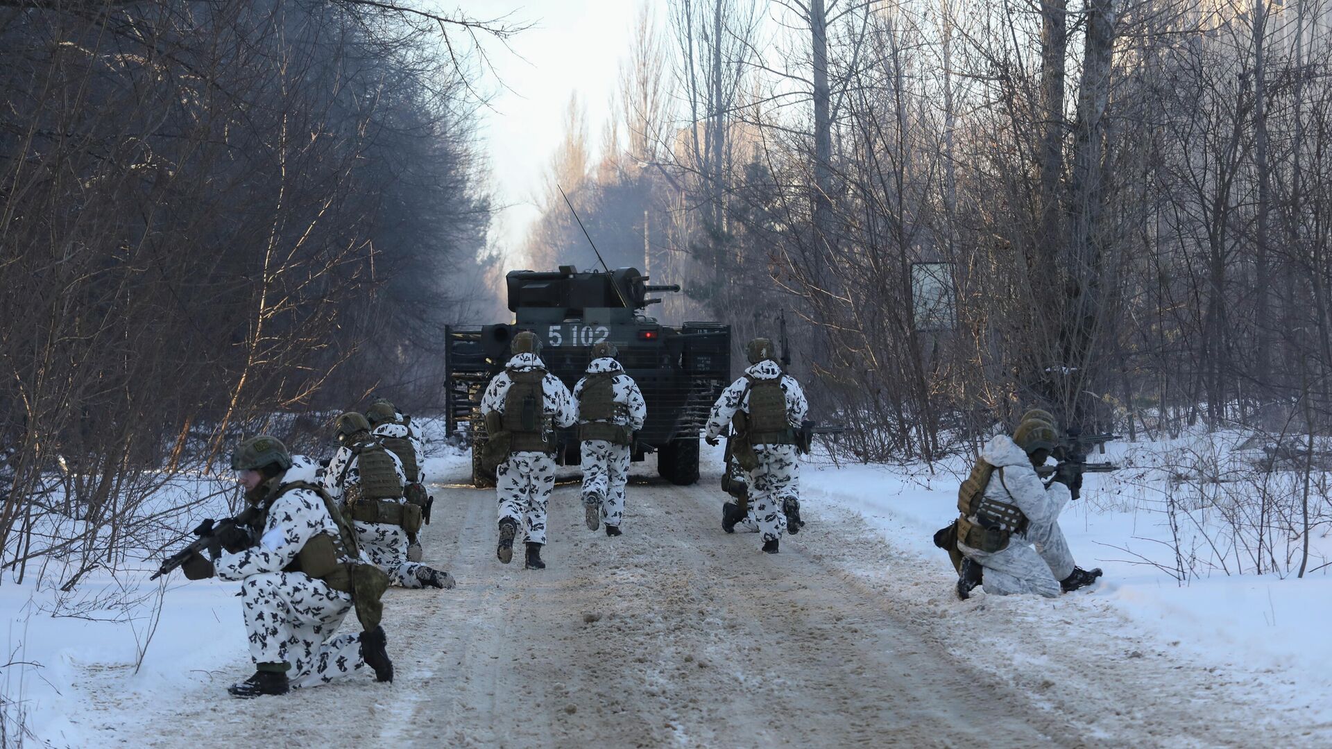 Украинские военные учения - РИА Новости, 1920, 07.02.2022