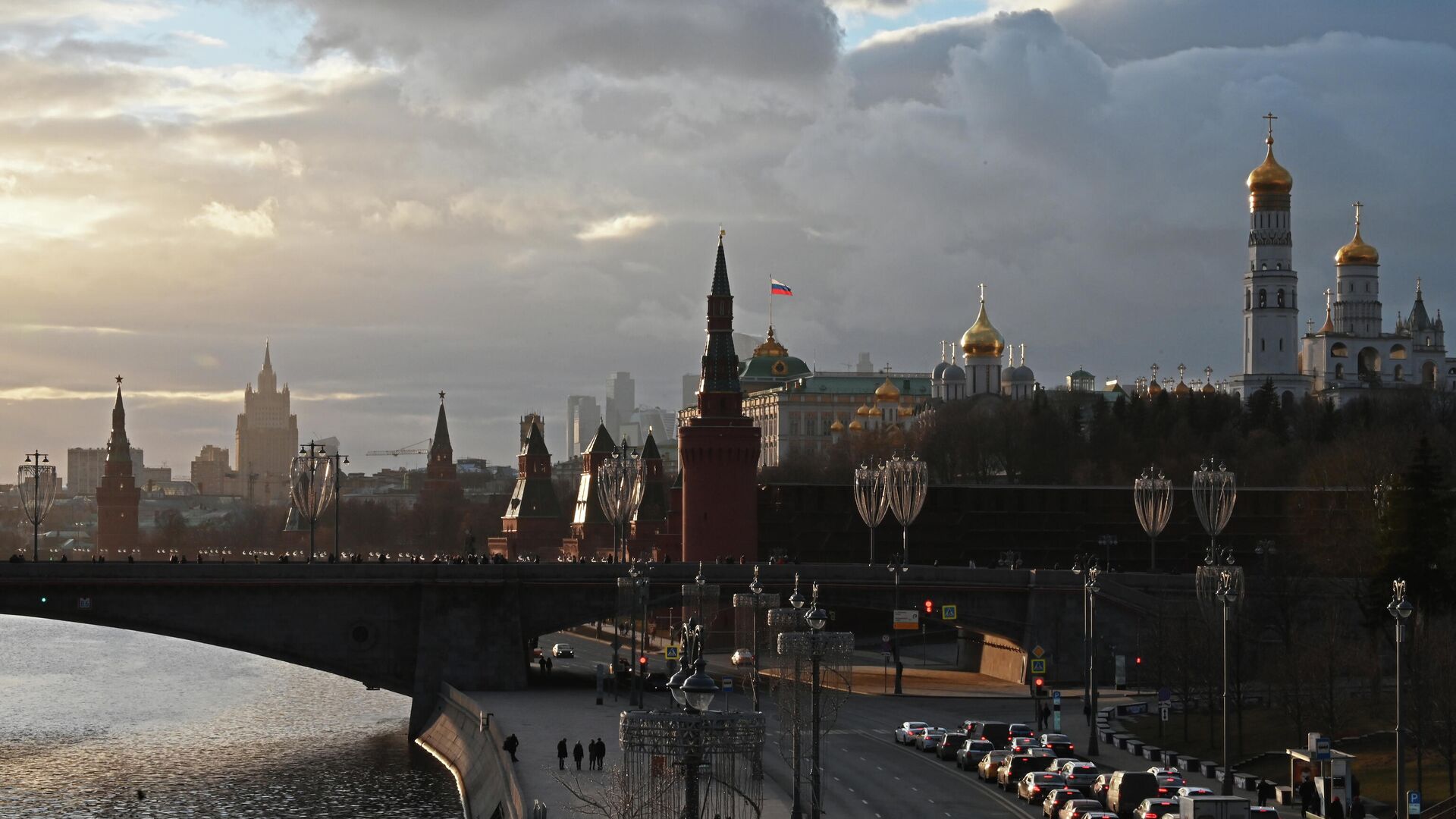 Московский Кремль и Большой Москворецкий мост - РИА Новости, 1920, 15.02.2022