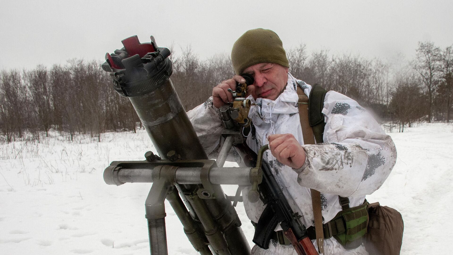 Украинские военные во время учений в Харьковской области - РИА Новости, 1920, 15.03.2022