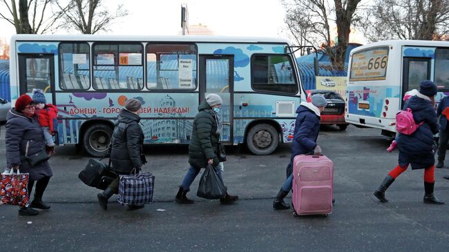 Эвакуация граждан Донецкой Народной Республики в Ростовскую область