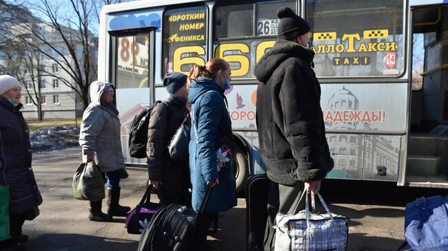 Эвакуация беженцев с территории ДНР