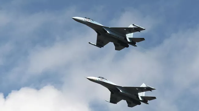 Истребители Су-27 ВКС России