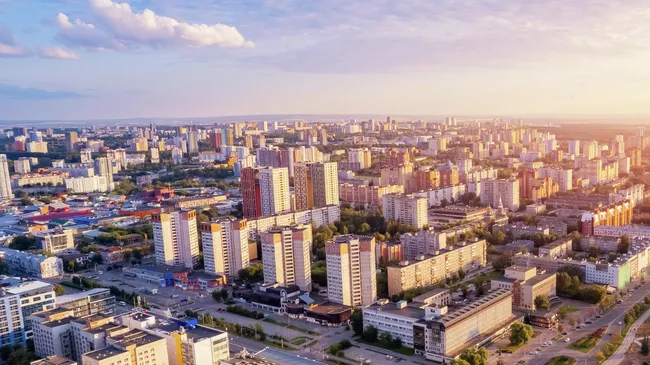 Вид на Пермь