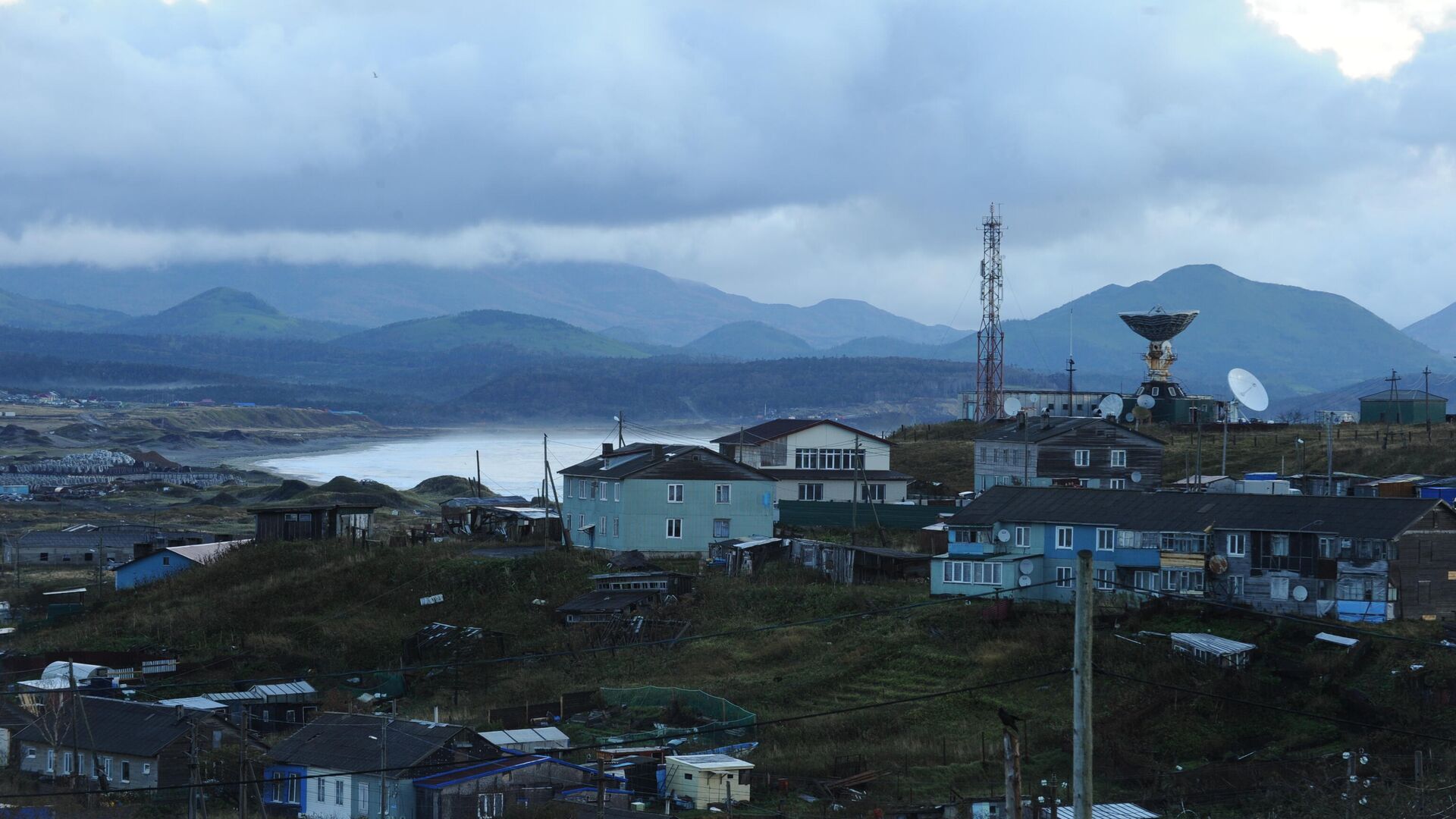Приемная станция спутниковой системы Орбита на острове Кунашир - РИА Новости, 1920, 05.09.2022