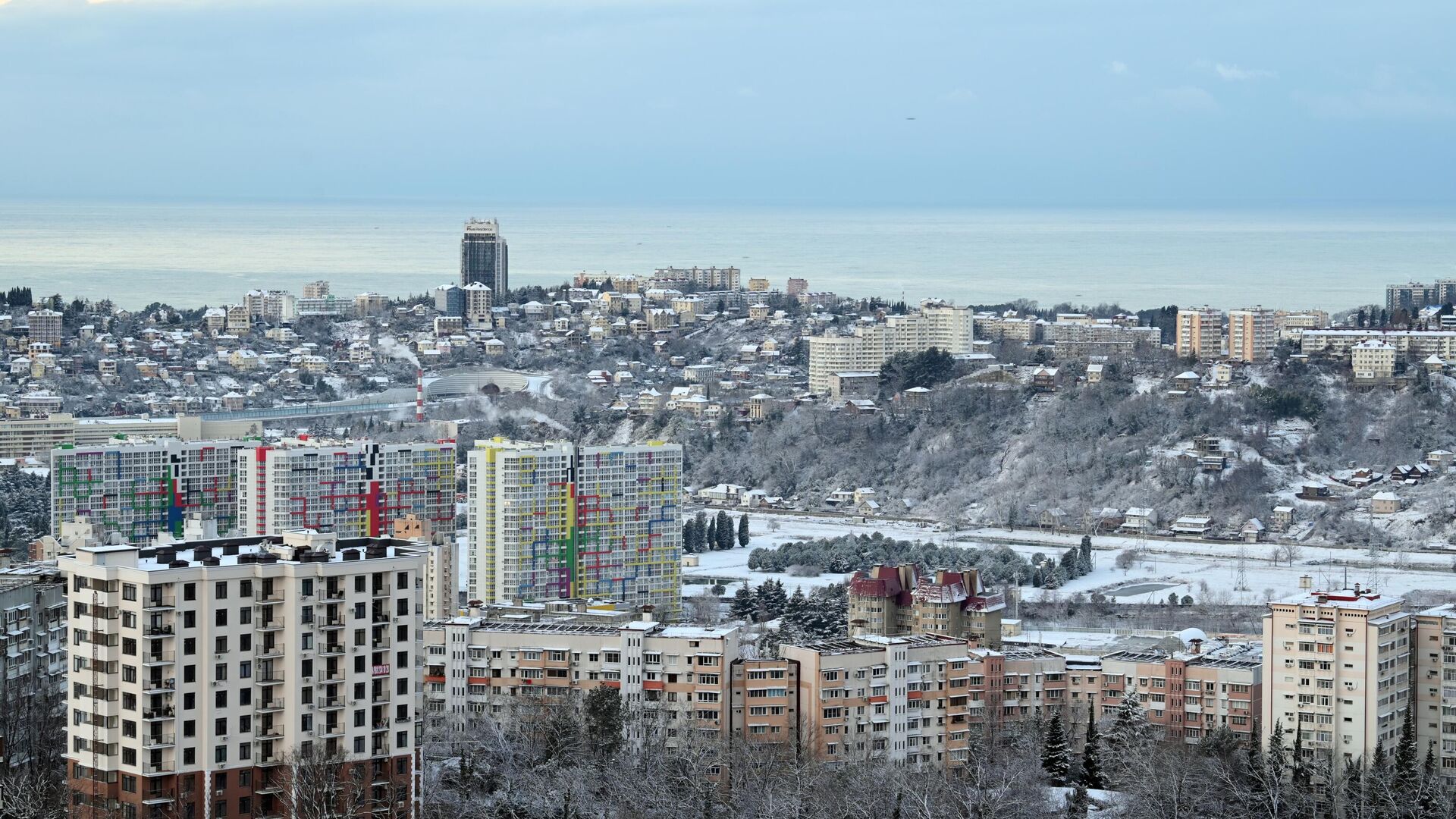 Вид на город Сочи - РИА Новости, 1920, 17.01.2023