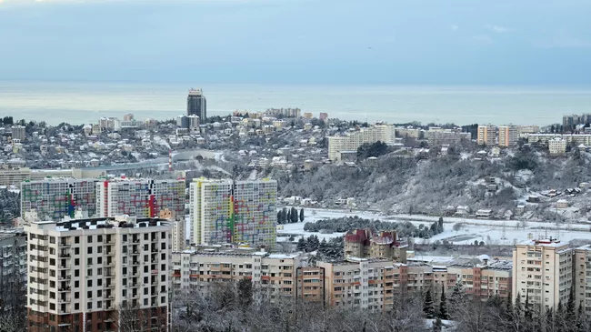 Вид на город Сочи