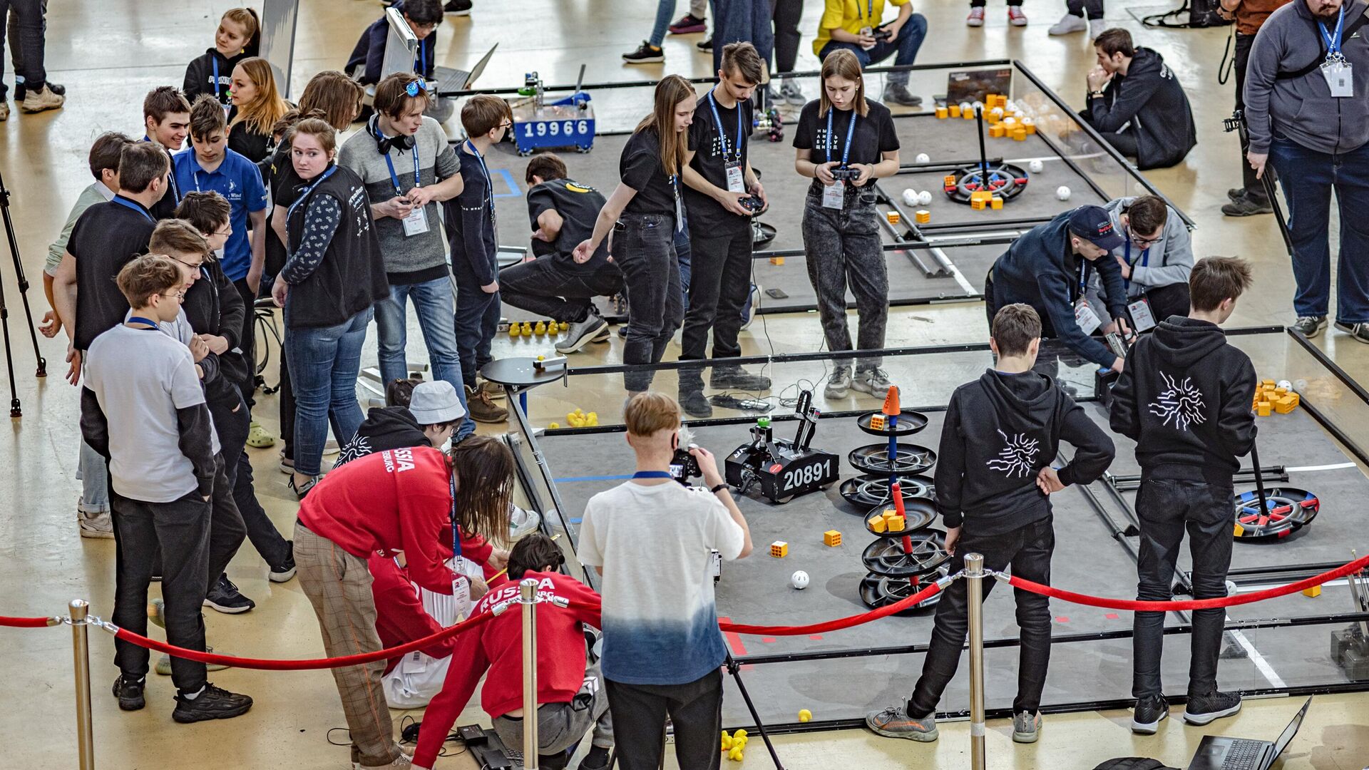 Robotics Championship – Москва 3.0: битва грузовых роботов. Архивное фото - РИА Новости, 1920, 14.09.2023