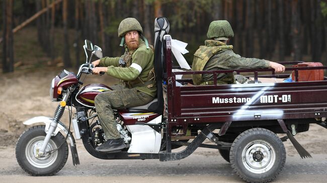 Бойцы Народной милиции ЛНР под Северодонецком