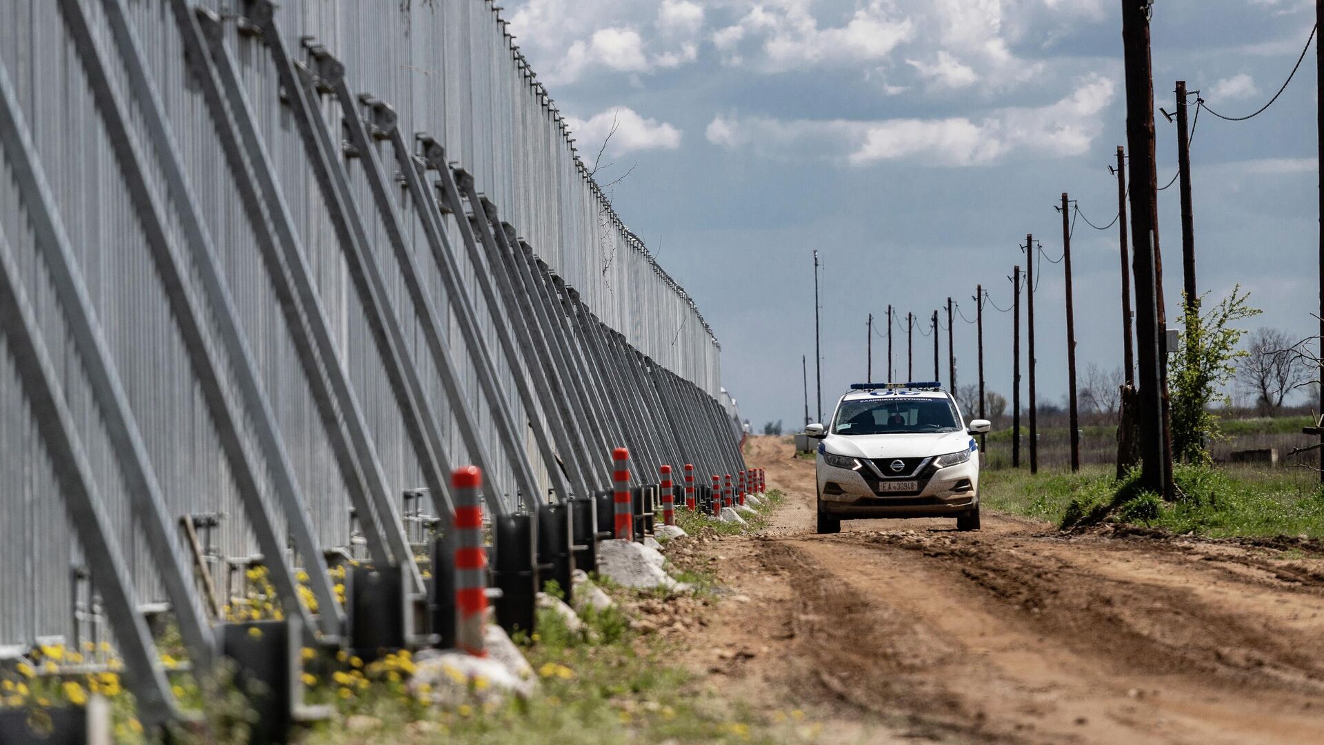 Патруль пограничной полиции Греции в Эвросе на границе с Турцией - РИА Новости, 1920, 22.01.2023