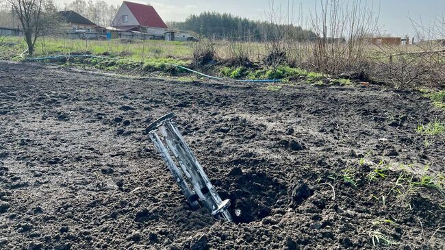 Последствия обстрела села Головчино в Белгородской области