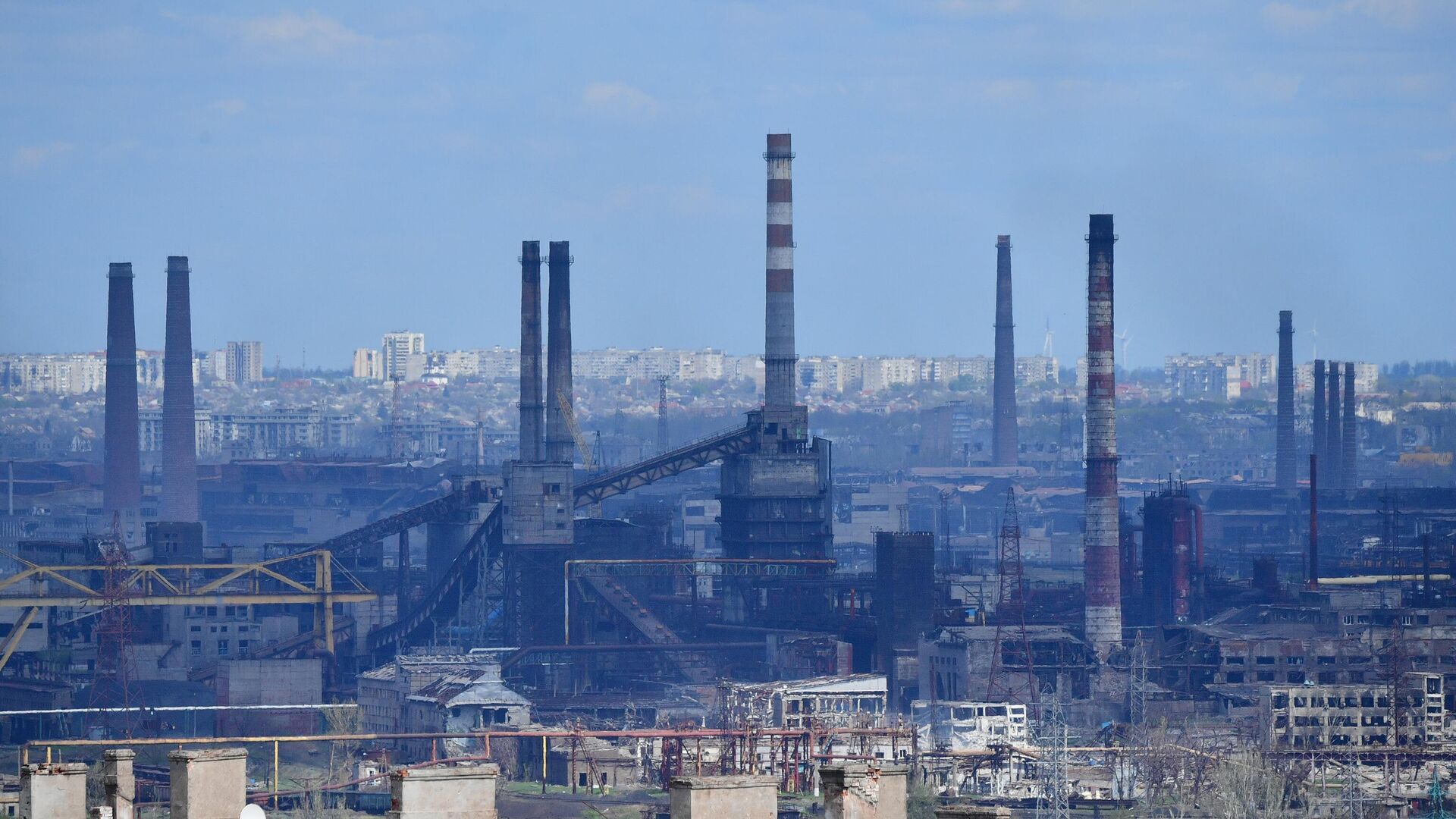 Металлургический комбинат Азовсталь в Мариуполе - РИА Новости, 1920, 03.05.2022