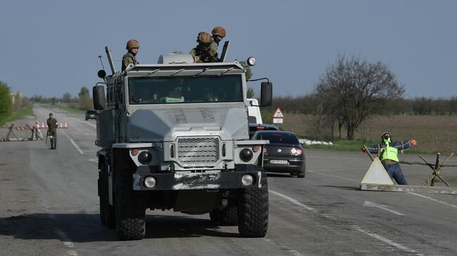 Военнослужащие ВС РФ в Энергодаре