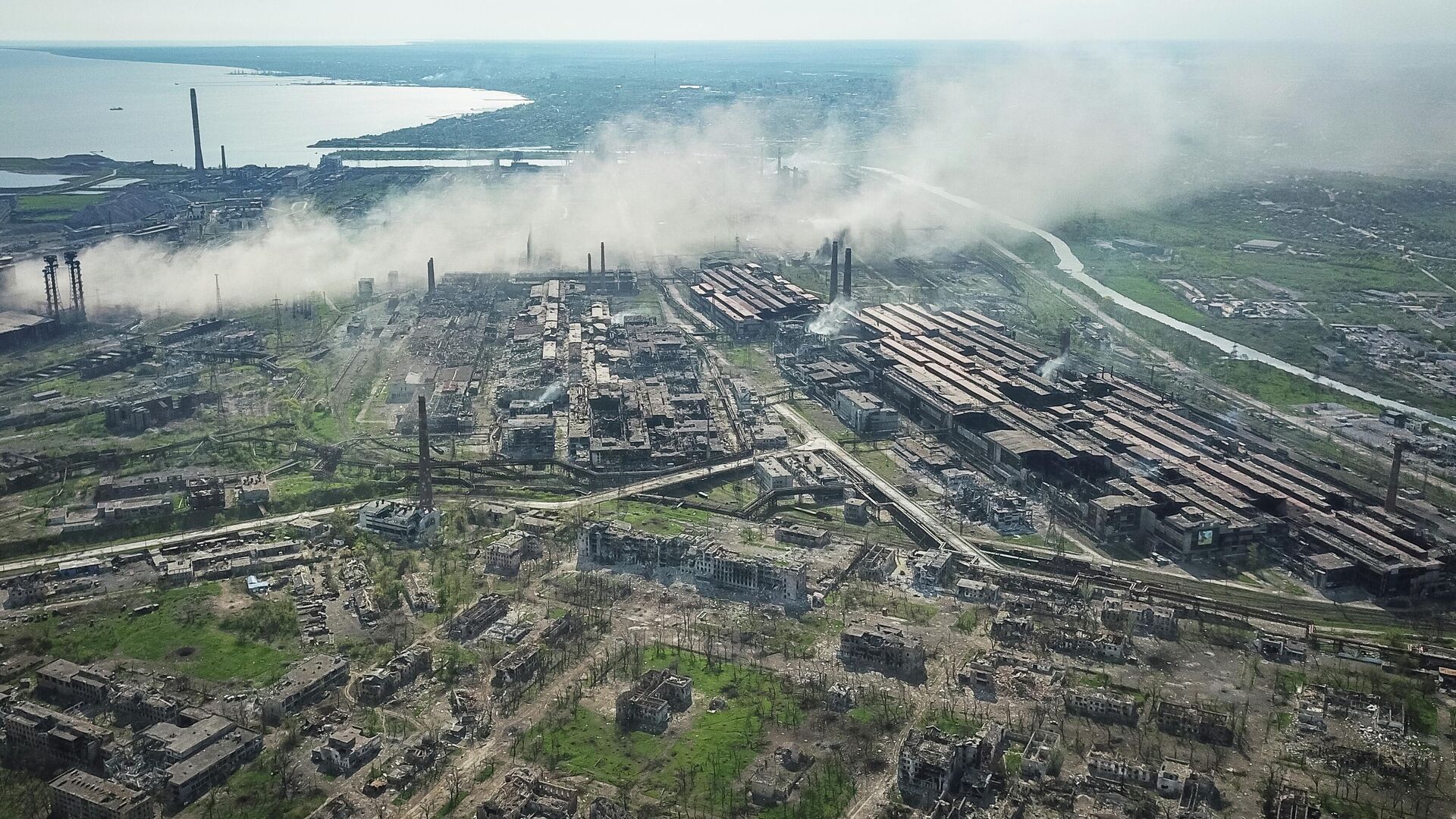 Металлургический комбинат Азовсталь в Мариуполе - РИА Новости, 1920, 05.05.2022