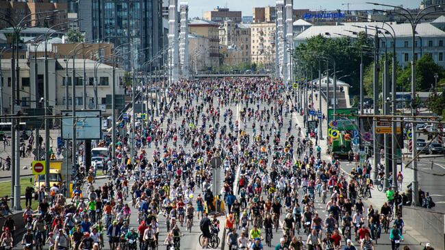 Московский весенний велофестиваль. Архивное фото