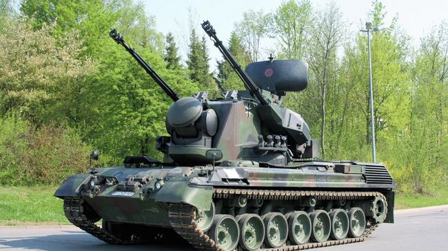 Немецкая самоходная зенитная установка Gepard. Архивное фото