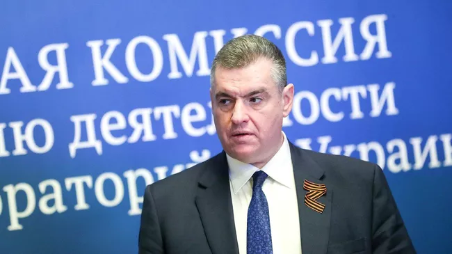 Руководитель фракции ЛДПР в Государственной Думе РФ, председатель Комитета Государственной Думы РФ по международным делам Леонид Слуцкий 