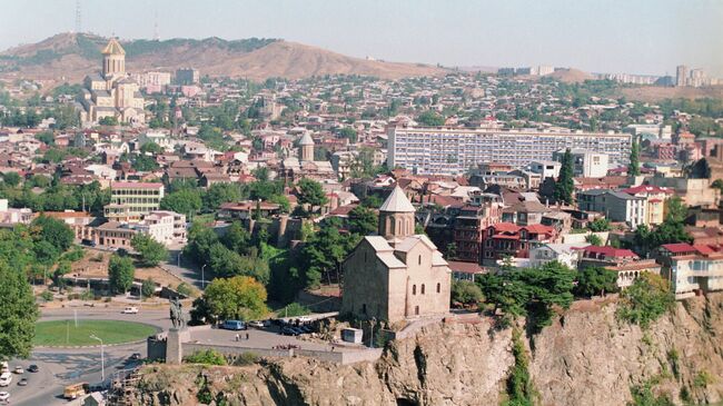 Панорама Тбилиси. Архивное фото