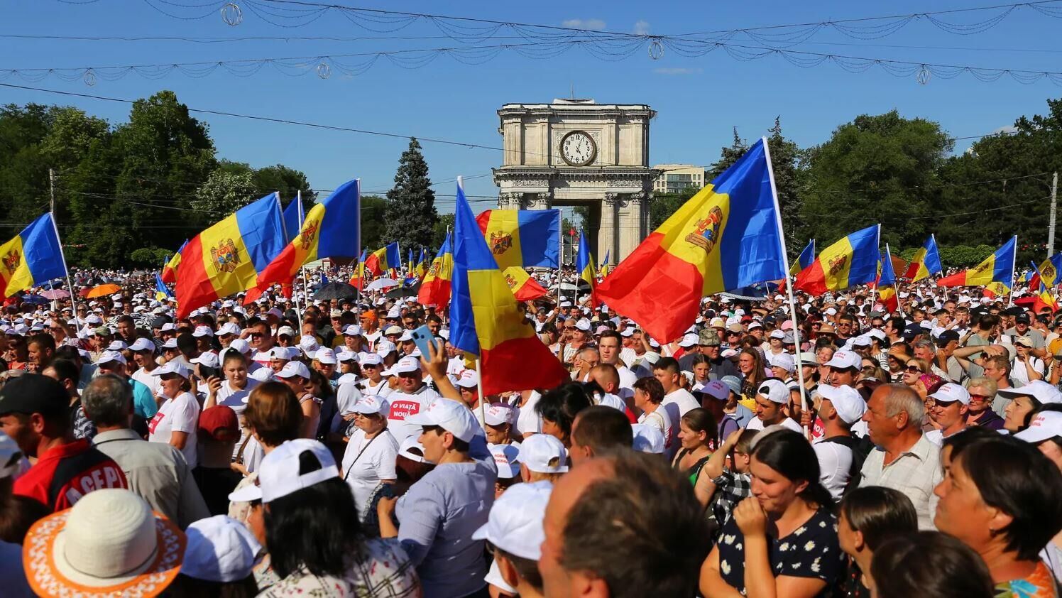 Акция протеста в Кишиневе, Молдавия - РИА Новости, 1920, 21.06.2022