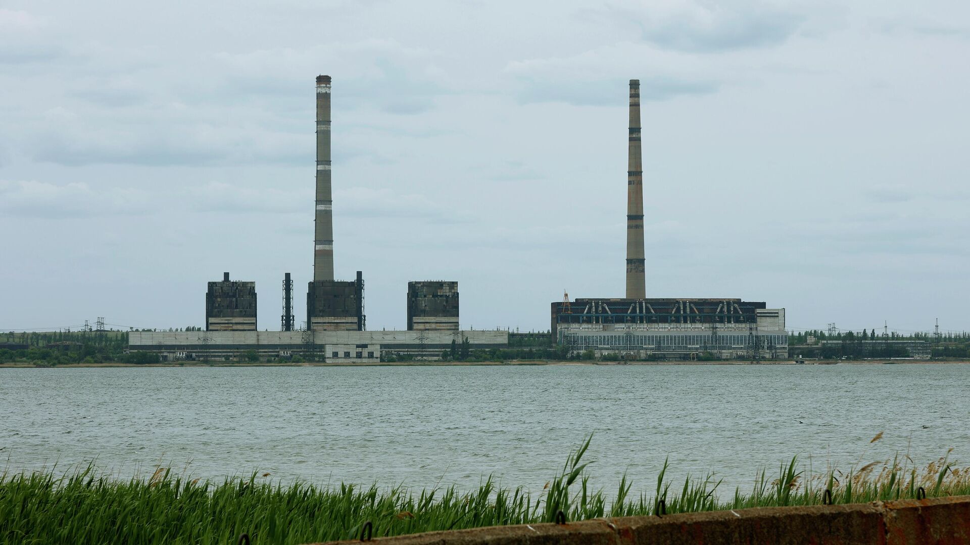 Углегорское водохранилище в Светлодарске - РИА Новости, 1920, 26.07.2022