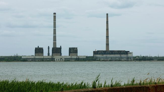 Углегорское водохранилище в Светлодарске