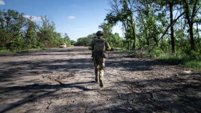 Украинский военнослужащий